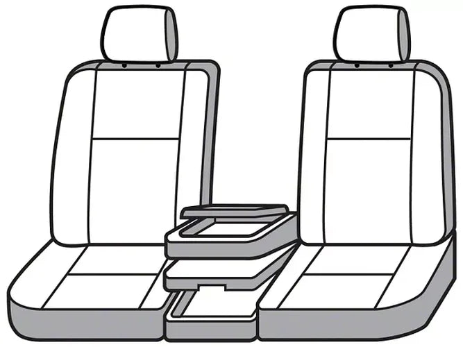 22C RAM 2500 WATERPROOF POLYESTER CUSTOM FRONT ROW SEAT COVERS TAUPE