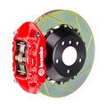 Brembo 15-18 M3 Excl CC Brakes Rr GT BBK 4Pis Cast 380x28 2pc Rotor Slotted Type3-Yellow