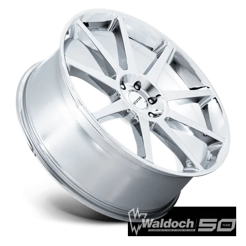 ST002 24X10 6X135 CHROME 30MM