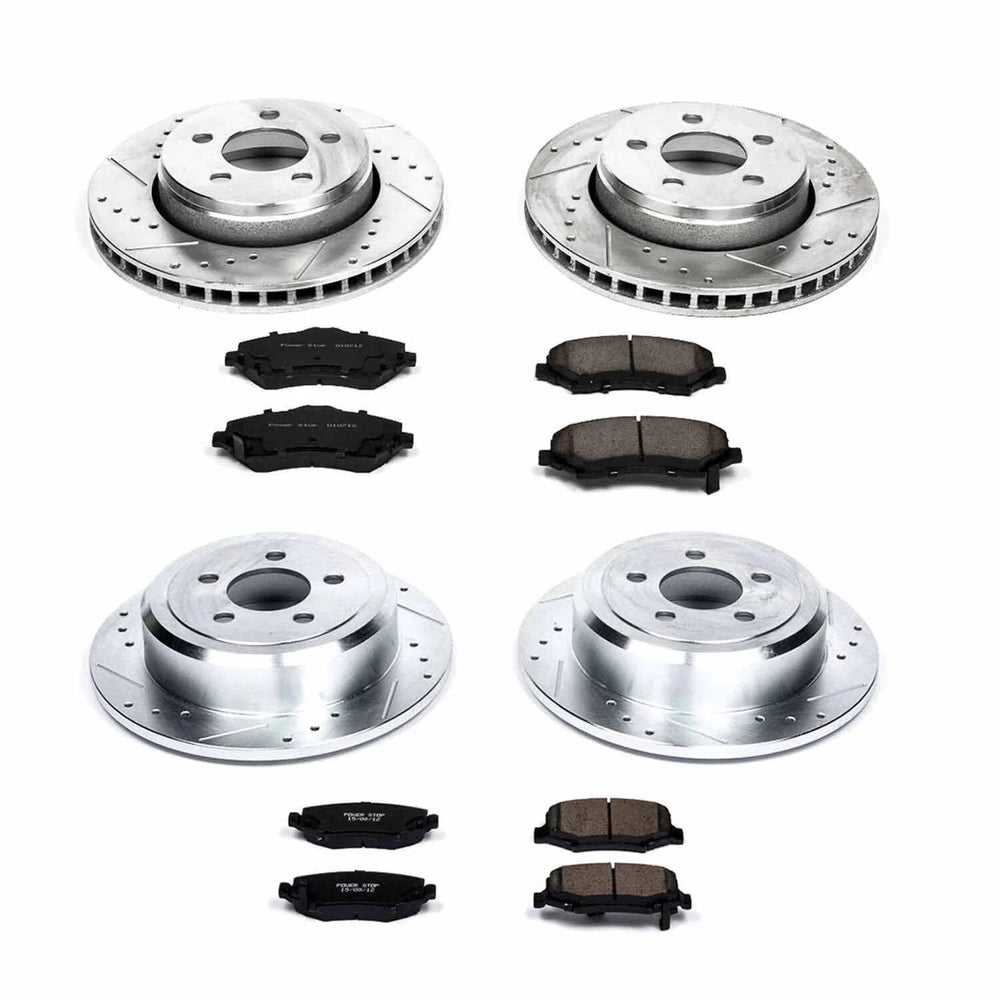 Power Stop 07-11 Dodge Nitro Front & Rear Z23 Evolution Sport Brake Kit