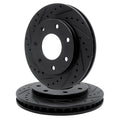 R1 Concepts Brake Rotor- D/S - Black Fits Ford F-150