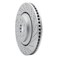 DFC 07-23 Lexus Ls500 Right Front Drilled & Slotted Geoperformance Rotor