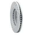 DFC 07-23 Lexus Ls500 Right Front Drilled & Slotted Geoperformance Rotor