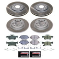 Power Stop 17-18 Buick Envision Front and Rear Semi-Coated Rotor Kit