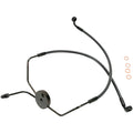 Goodridge 04-07 HD FLHRS Road King +6in Clear Brake Line Kit w/Black Fittings