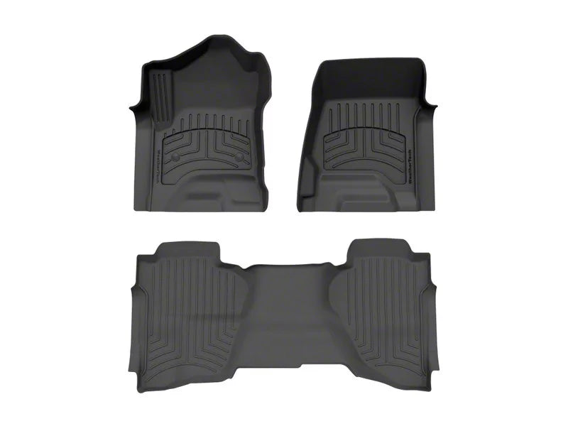 WeatherTech Black Front Rear FloorLiner HP Fits -20-19 GMC Chevrolet 447221-445423IM