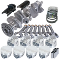 Eagle Chevy LT1 350 1Pc 3.480in Crank 5.700in I-Beam Rods -3.7cc 4.000in Pistons Rotating Assembly