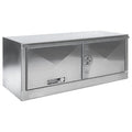 60 X 18 X 24 ALUMINUM DOUBLE DOOR UNDERBODY TOOL BOX RIGHT HAND OPEN