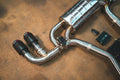 Valvetronic Designs cat-back exhaust close-up