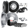 DFC 81-85 Toyota 4Runner Front & Rear Rotors with 5000 Advanced Brake Pads w/Drums/Shoes/Hardware