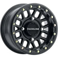 Aluminum Wheels 15x6 Podium Beadlock UTV A93B Satin Black 40 Offset 4 on 137 Bolt Pattern Raceline