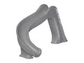 RIPTIDE STANDARD 7FT 8IN RIGHT HAND ROTO MOLDED DECK MOUNTED POOL SLIDE GREY