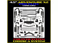 0718 WRANGLER JK 4DR 4.5IN COIL OVER LONG SYS W/ FAST CD ADJUSTERS FRONT & REAR