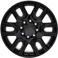 20 IN REPLICA WHEEL FITS GMC SIERRA 2500/3500 CV96B BLACK 20X8.5