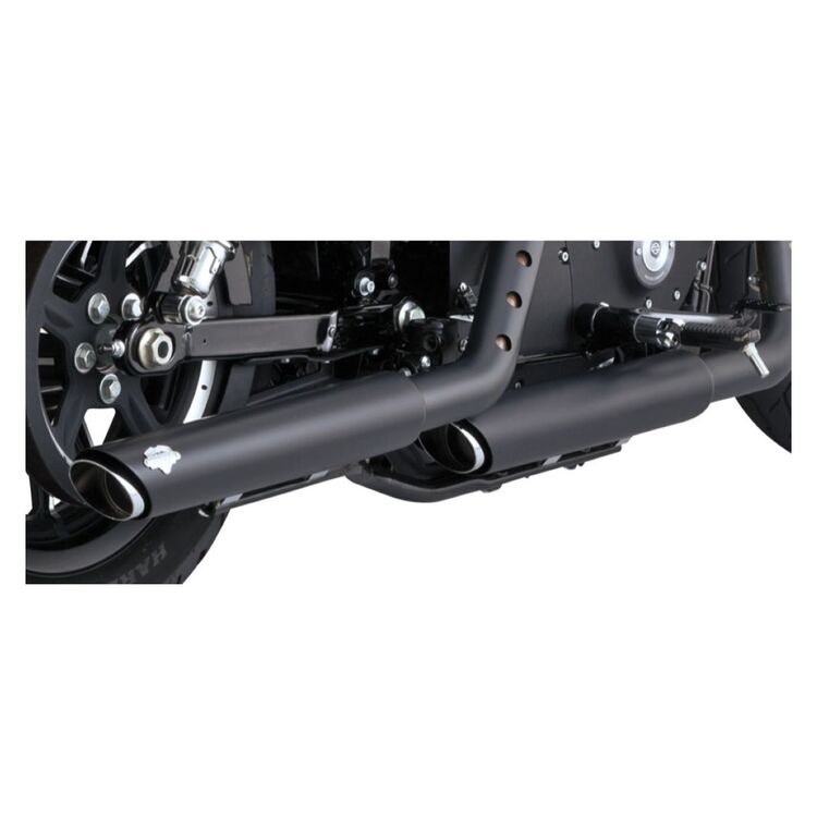 Vance & Hines HD Sportster 14-22 Twin Slash 3In PCX Slip-On Exhaust