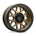 ~(34 lbs. 20X20X11)~ GRENADE OFF-ROAD 17x8.5 8x165.10 MATTE BRONZE W/ MATTE BLACK LIP (0 mm)