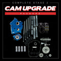 S&S Cycle 2017+ M8 Models Gear Drive 475G Cam Chest Kit w/ Chrm Pushrod Tubes - Oil Cooled Incl. VVT