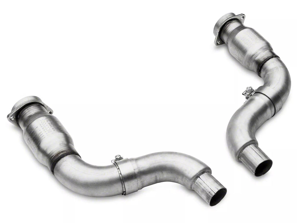 2011-2023 MUSTANG GT 1-3 4 LONG TUBE HEADERS (POLISHED SILVER CERAMIC)