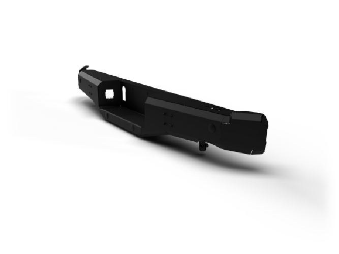 17C F150 RAPTOR ALUMINUM REAR BUMPER(W/OR W/O PARKING SENSORS)