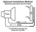 16 ROW SERIES 10000 STACK PLATE TRANS COOLER KIT 90DEG SWIVEL X 3/8 HOSE BARB