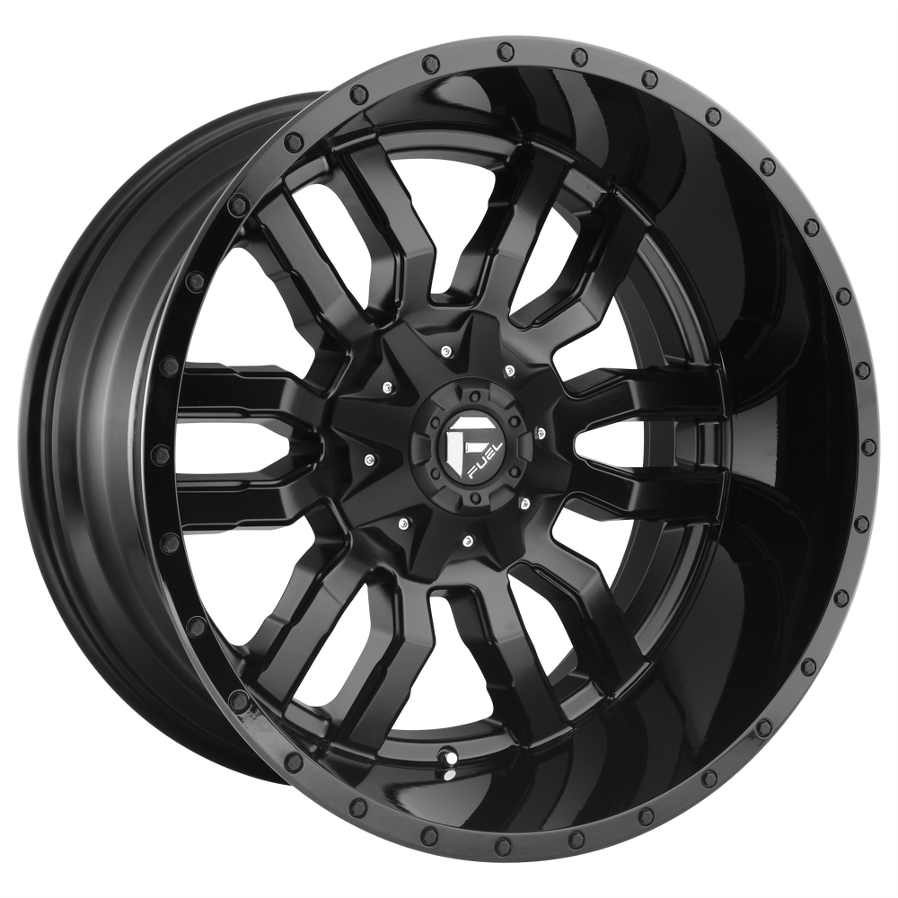 D596 22X12 5X4.5/5.0 MT-BLK-GBL -44MM