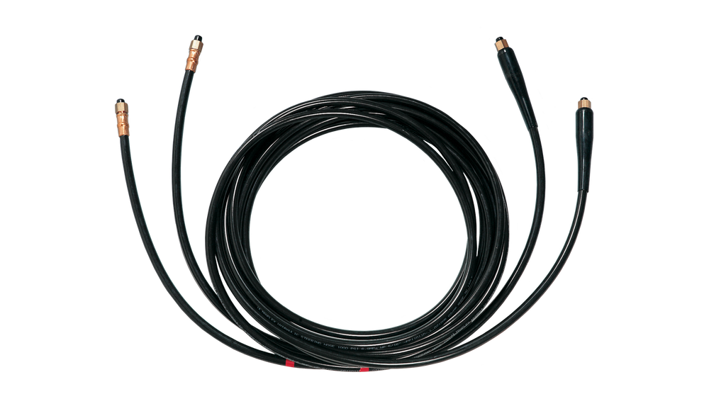TWO FLEXIBLE HOSES 50FT