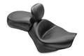 Mustang 07-15 Honda VT750C2 Spirit, 10-20 Phantom Wide Touring 2PC Seat w/Driver Backrest - Black