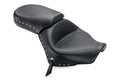 Mustang 07-15 Honda VT750C2 Spirit, 10-20 Phantom Wide Touring 2PC Seat w/Driver Backrest - Black