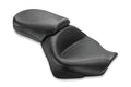 Mustang 07-15 Honda VT750C2 Spirit, 10-20 Phantom Wide Touring 2PC Seat w/Driver Backrest - Black