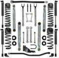 21C WRANGLER JLU 4DR 2.5IN ALUM SYS STAGE 1 W/ PB+J LOWER MID ARMS FRONT & RE