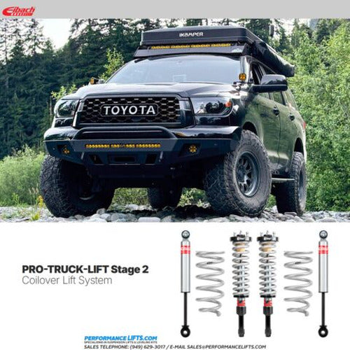 Eibach 07-22 Toyota Sequoia 5.7L 4WDStage 2 Pro-Truck Lift Kit