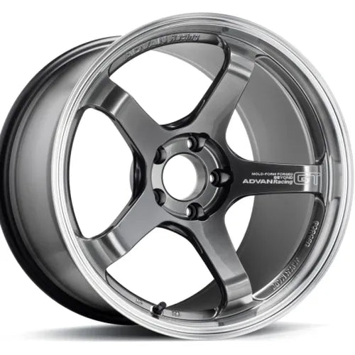 Advan GT Beyond 18X9.5 / +22 / 5x120 / 72.5 CB - Machining & Racing Hyper Black