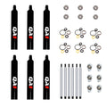 QA1 23.75 Eye-B/Eye-B V-None Dry Shock Small Body Steel 14.63 - 6 Pack