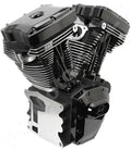 S&S Cycle 06-17 Dyna T124 Black Edition Long Block Engine - Wrinkle Black