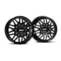 AFTERMATHCAST WHEEL KIT BLACK/MILLED 22X8.25 8X210 154.2CB UP TO 12.50 TIRE