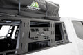 05C TACOMA ADDICTIVE DESERT ADDLANDER OVERLAND RACK W/LIGHT SLOTS HAMMER BLK W/SATIN BLK PANEL