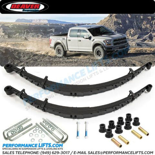 17-20 Raptor F150 Deaver 5 Lift Leaf Springs P18