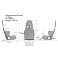 Aluminum Seat 17in Oval Entry Level