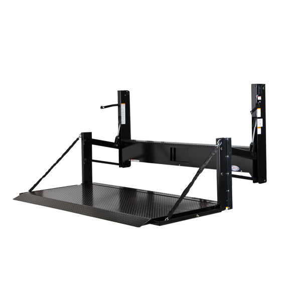 76 X 41 FB & VAN LIFT TAPER 6 TRAVEL 50 GATE WT 612 1600 LB CAPACITY TREADPLATE (BKTS INCLD)