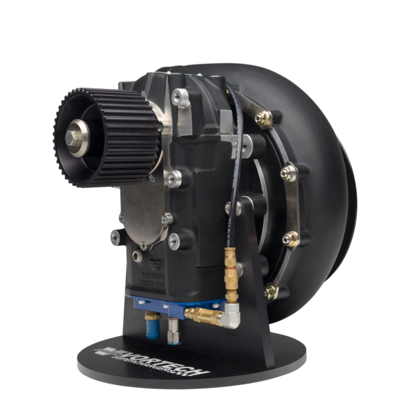 V-30 110A Straight Discharge CCW Rotation Black Finish