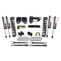 1722 FORD F350 SD 4IN SUSPENSION LIFT KIT W/ ADX 20 REMOTE RESERVOIR MONOTUBE S