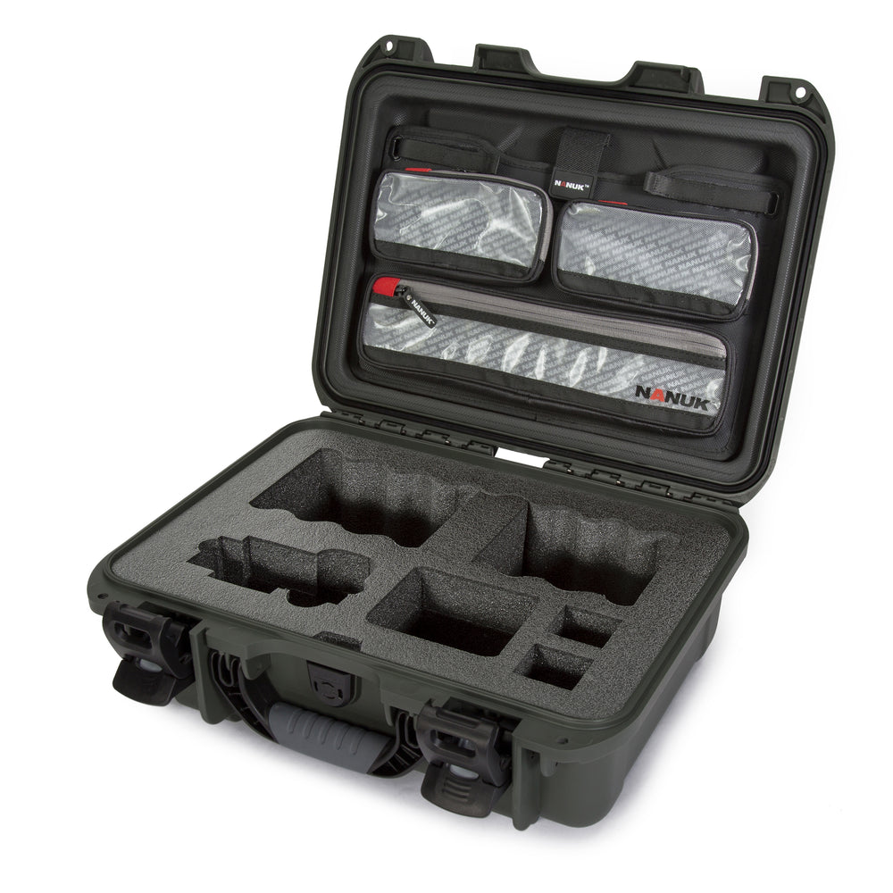 NANUK 920 WATERPROOF HARD CASE W/LID ORG./SONY A7GRAPHITE INTERIOR: 15 X 10.5 X 6.2IN