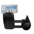 0712 GM SILVERADO/SIERRA RH HEATED PWR FLDAWY OE MIRROR BLK EXTENDABLE TOWG W/TURN SIGNL DUAL GLAS