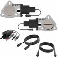 2.75 INCH QTP ELECTRIC EXHAUST CUTOUT DIY COMBO KIT