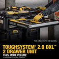 TOUGHSYSTEM 2.0 DXL 2 DRAWERS 30IN 9.04 GAL BLACK