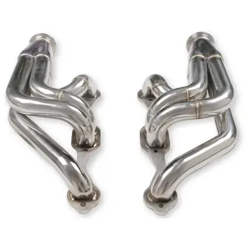 Small Block Chevy Turbo Headers Polished Finish Small Block Chevy Turbo Header (Up And Forward) 304SS 1-3/4 Inch 2-1/2 Inch Collector Polished Finish FlowTech