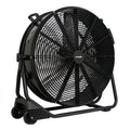 1/2HP 5800CFM 1.8AMPS 24IN DRUM FAN BLACK