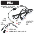 Rugged Radios NASCAR and IMSA Racing Communication System for Driver Only IMSA / R1