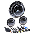ROUND MOTORCYCLE HEADLIGHT - 7 INCH/4.5 INCH