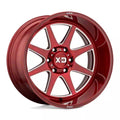 KMC Wheels red auto part